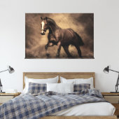 Schitterende zeepijp canvas afdruk (Insitu (Slaapkamer))