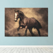 Schitterende zeepijp canvas afdruk (Insitu (Houten vloer))