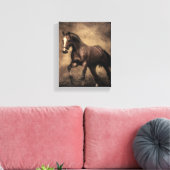 Schitterende zeepijp canvas afdruk (Insitu (Woonkamer))