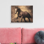 Schitterende zeepijp canvas afdruk (Insitu (Woonkamer))