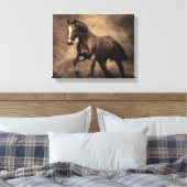 Schitterende zeepijp canvas afdruk (Insitu (Slaapkamer))