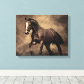 Schitterende zeepijp canvas afdruk (Insitu (Houten vloer))