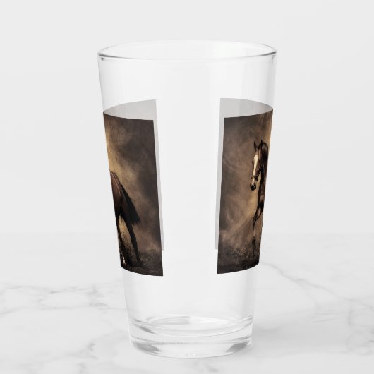 Schitterende zeepijp glas (Links)