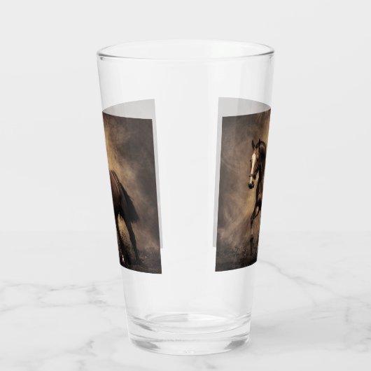 Schitterende zeepijp glas (Rechts)