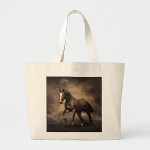 Schitterende zeepijp grote tote bag