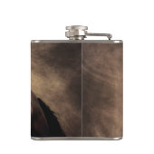 Schitterende zeepijp heupfles (Achterkant)