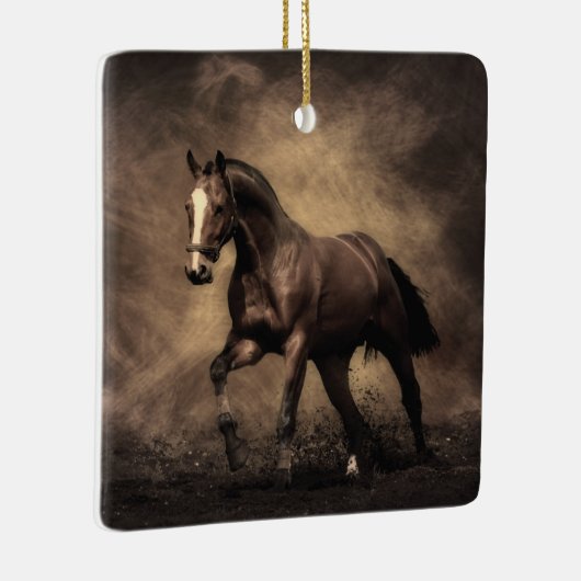 Schitterende zeepijp keramisch ornament (Rechts)