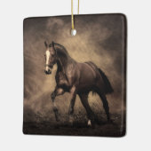 Schitterende zeepijp keramisch ornament (Links)