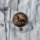 Schitterende zeepijp ronde button 7,6 cm (In situ)