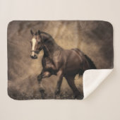 Schitterende zeepijp sherpa deken (Voorkant (horizontaal))