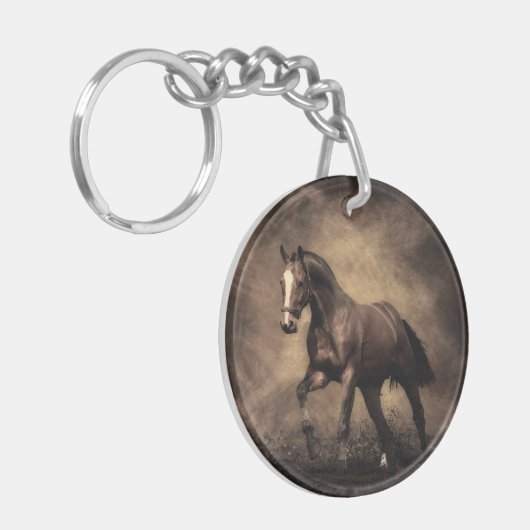 Schitterende zeepijp sleutelhanger (Voorkant Links)