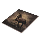 Schitterende zeepijp tegeltje (Zijkant)