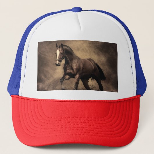 Schitterende zeepijp trucker pet (Voorkant)