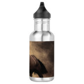 Schitterende zeepijp waterfles  (Rechts)