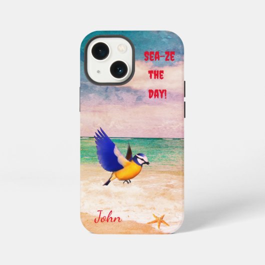 Schitterende Zeester Vogel iPhone Hoesje (Achterkant)