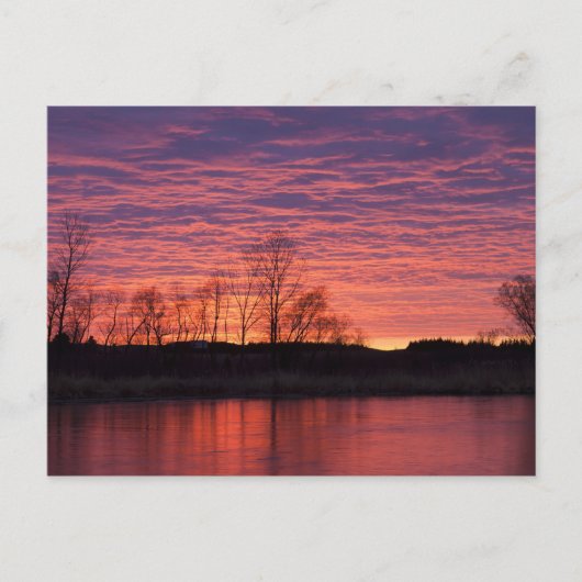 Schitterende zonsondergang in de Calamus Briefkaart (Voorkant)