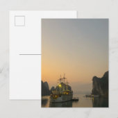 Schitterende zonsondergang in Halong Bay Vietnam H Briefkaart (Voorkant / Achterkant)
