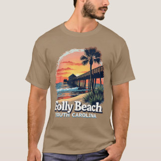 Schitterende Zonsondergang Strand Vakantie Folly B T-shirt