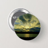 Schitterende, zonsonderste Schilderachtig landscha Ronde Button 5,7 Cm (Voorkant /achterkant)