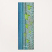 Schitterende zwemschildpadden en kalligrafie yogamat (Voorkant)