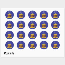Schittering & Geluk Ronde Sticker