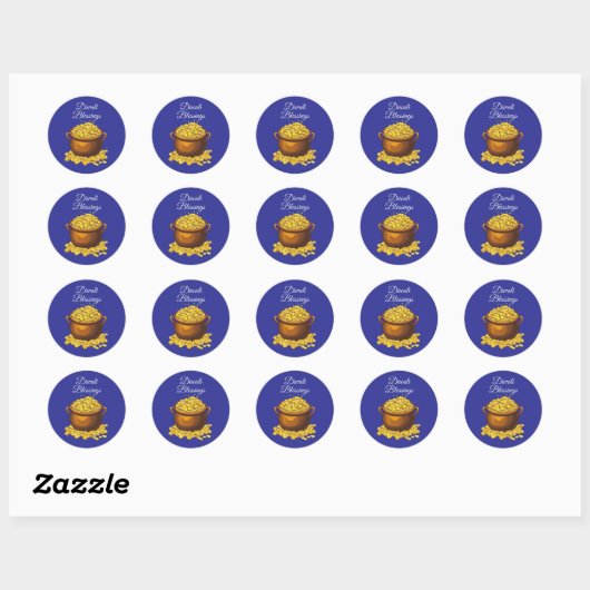 Schittering & Geluk Ronde Sticker (Vel)