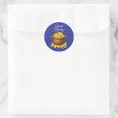 Schittering & Geluk Ronde Sticker (Tas)