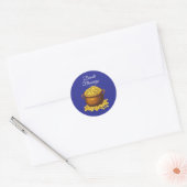 Schittering & Geluk Ronde Sticker (Envelop)