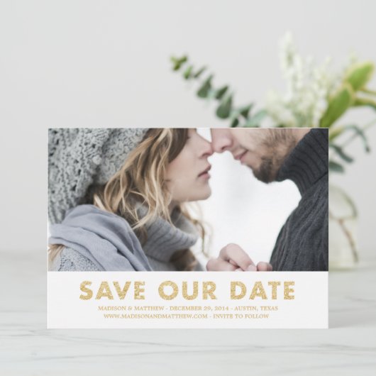 Schittering | Opslag Bericht Aankondiging (Staand voorkant)