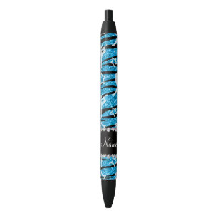 Schittert de de hemel blauwe gymnastiek van de zwarte inkt pen