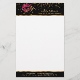 Schittert het Hete Roze van de Kunstenaar van de Briefpapier