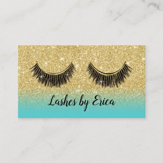 Schittert het Moderne Goud van de Kunstenaar van Klantenkaartje (Voorkant)