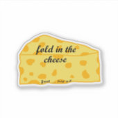 Schitt's Creek: vouw in de kaas ( ew, dawid ) Sticker (Voorkant)