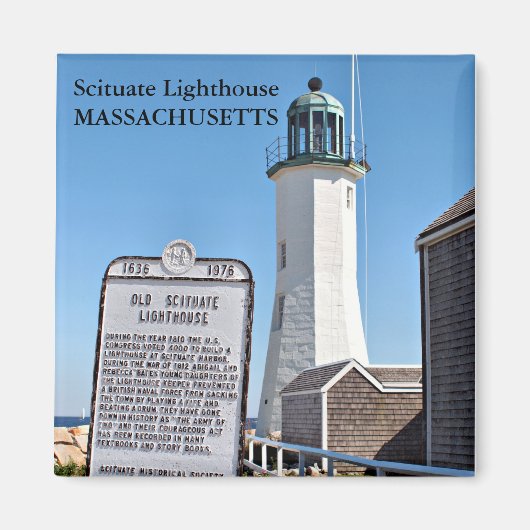 Schituingvuurtoren, Massachusetts Magnet (Voorkant)