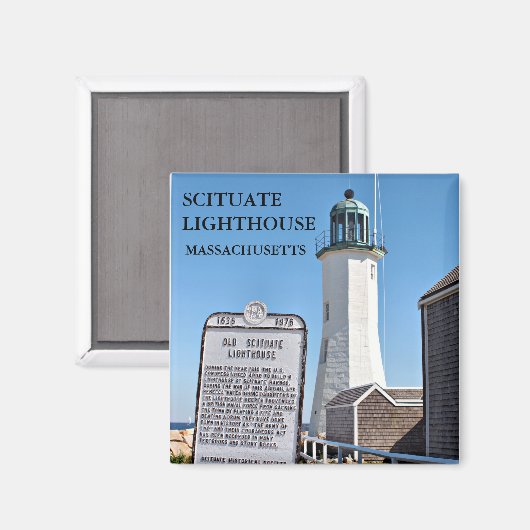 Schituingvuurtoren, Massachusetts Magnet (Voorkant / Achterkant)