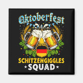 Schitzengiggles Squad München Bier Beierse Magneet (Voorkant)