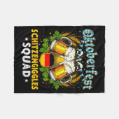 Schitzengiggles Squad Munich Beer Bavarian  Fleece Deken (Voorkant (Horizontaal))