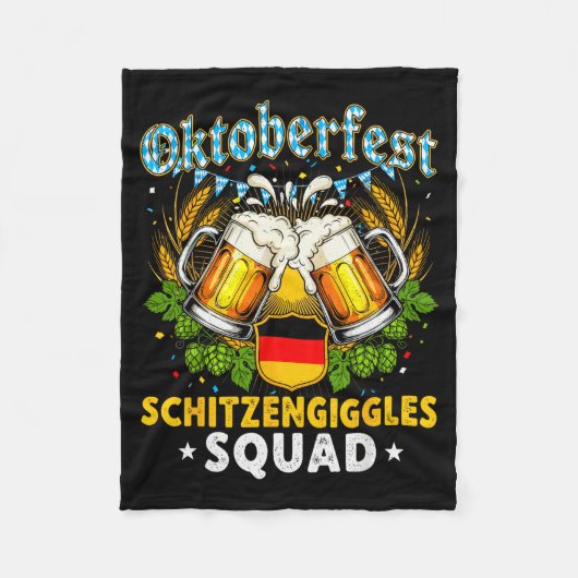 Schitzengiggles Squad Munich Beer Bavarian  Fleece Deken (Voorkant)