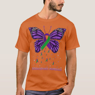 Schizencephaly Awareness Butterfly T-shirt