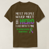 Schizencephaly Awareness T-shirt (Design voorkant)