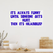 schizo poster (Keuken)