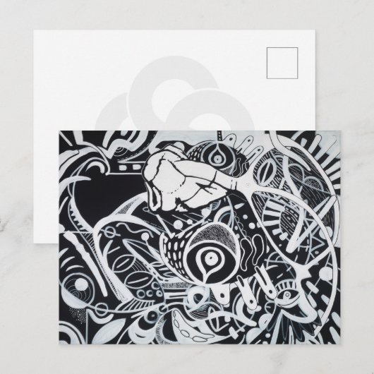 Schizofrene genezing II Briefkaart (Voorkant / Achterkant)