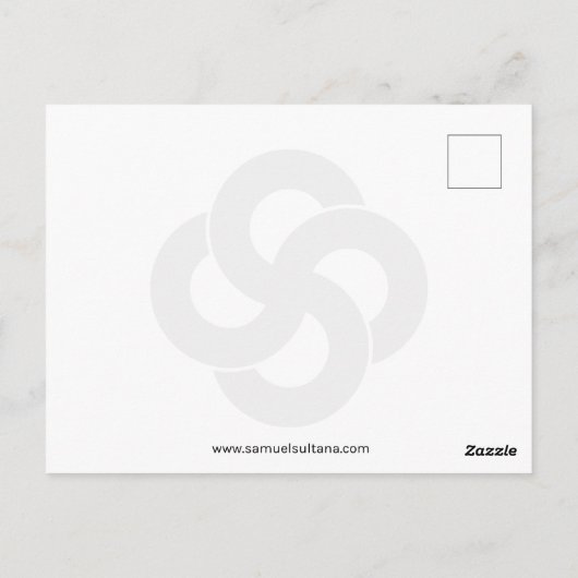 Schizofrene genezing II Briefkaart (Achterkant)