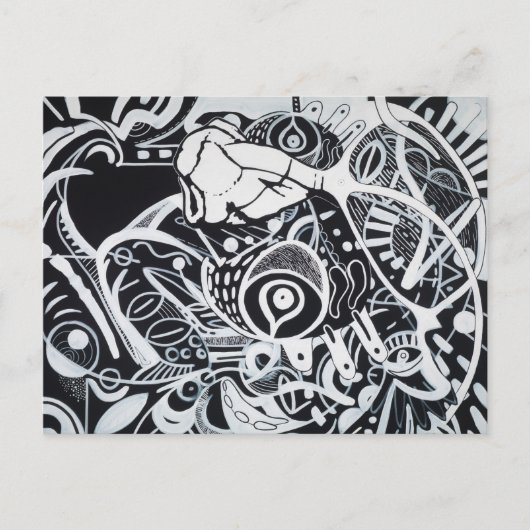 Schizofrene genezing II Briefkaart (Voorkant)