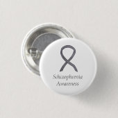 Schizofrenie Bewustheid Aangepaste pinnen Ronde Button 3,2 Cm (Voorkant /achterkant)