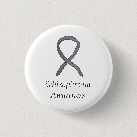 Schizofrenie Bewustheid Aangepaste pinnen Ronde Button 3,2 Cm (Voorkant)
