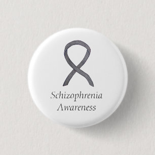 Schizofrenie bewustzijn Ribbon aangepaste spelden Ronde Button 3,2 Cm