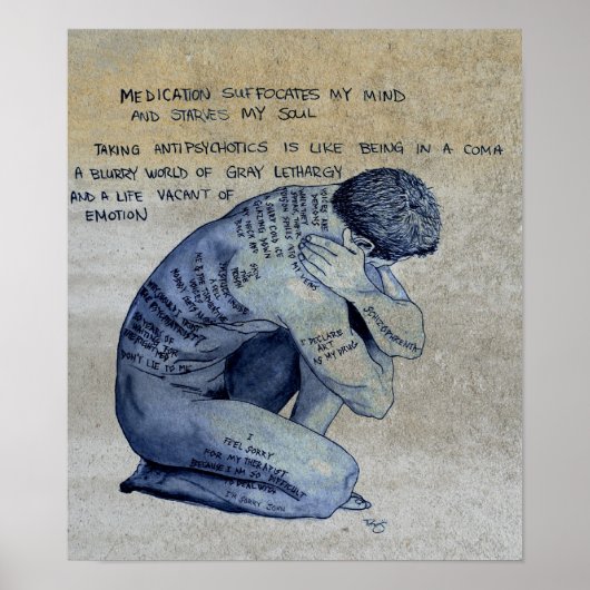 Schizofrenie Poster (Voorkant)