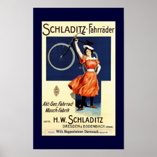 Schladitz-Fahrräder Poster