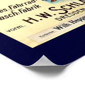 Schladitz-Fahrräder  Poster (Hoek)